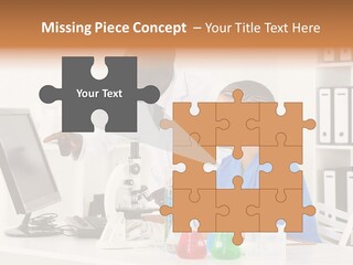 Research Scientific Liquid PowerPoint Template