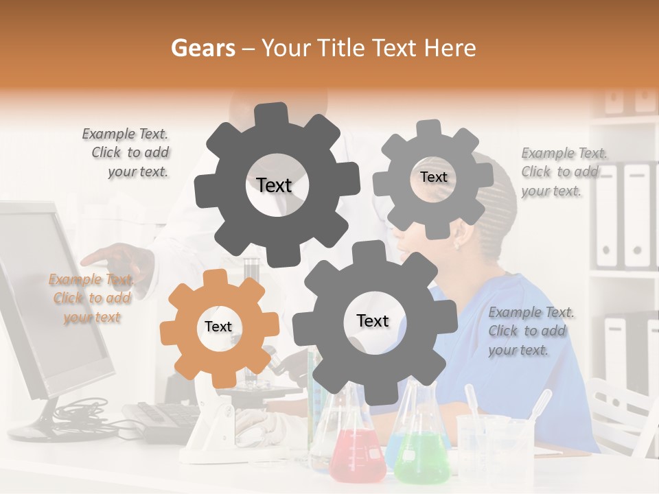 Research Scientific Liquid PowerPoint Template