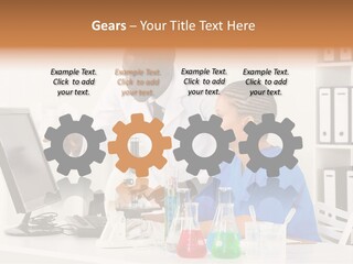 Research Scientific Liquid PowerPoint Template
