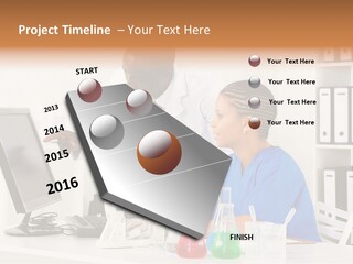 Research Scientific Liquid PowerPoint Template