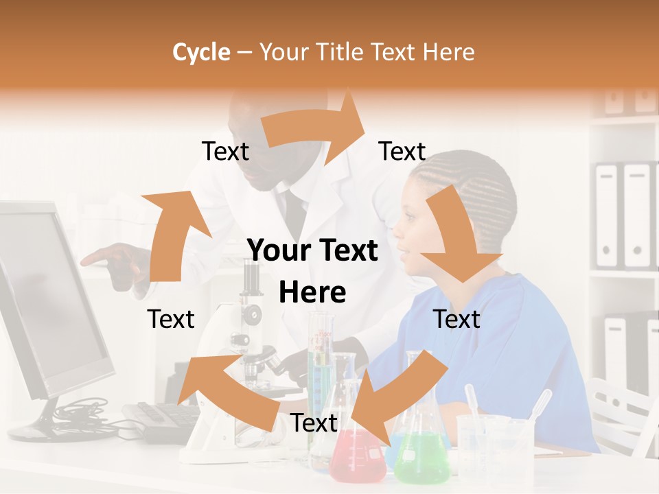 Research Scientific Liquid PowerPoint Template