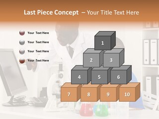 Research Scientific Liquid PowerPoint Template