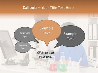 Research Scientific Liquid PowerPoint Template