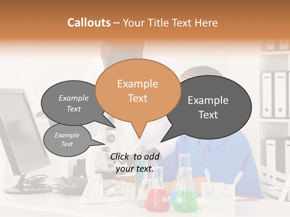 Research Scientific Liquid PowerPoint Template