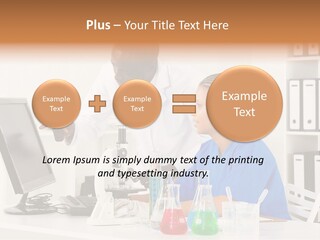 Research Scientific Liquid PowerPoint Template