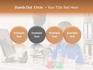 Research Scientific Liquid PowerPoint Template