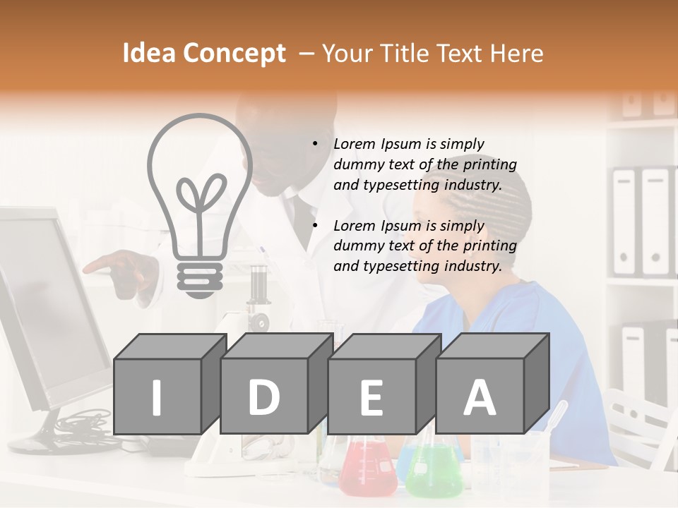 Research Scientific Liquid PowerPoint Template