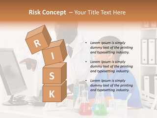 Research Scientific Liquid PowerPoint Template
