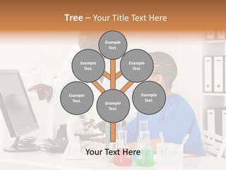Research Scientific Liquid PowerPoint Template