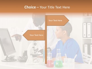 Research Scientific Liquid PowerPoint Template