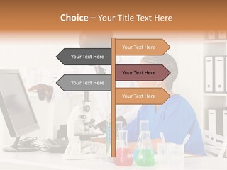 Research Scientific Liquid PowerPoint Template