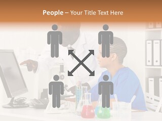 Research Scientific Liquid PowerPoint Template