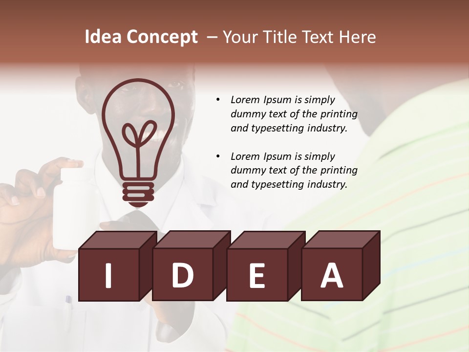 Cold Cure Doctor PowerPoint Template