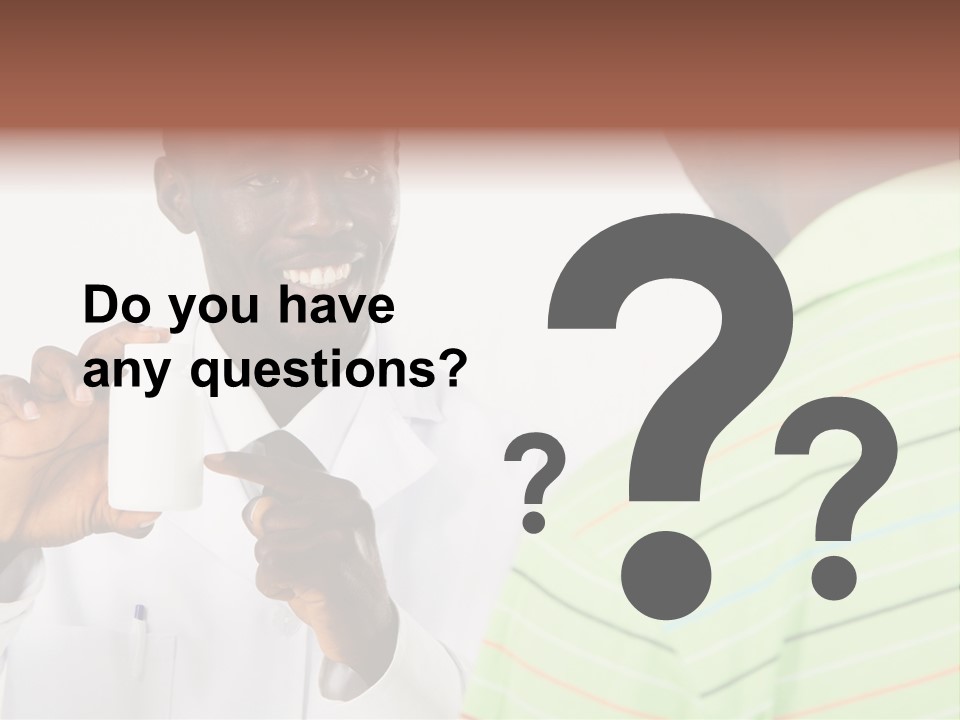 Cold Cure Doctor PowerPoint Template