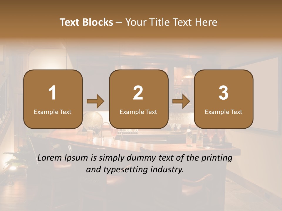 Blue Leisure City PowerPoint Template