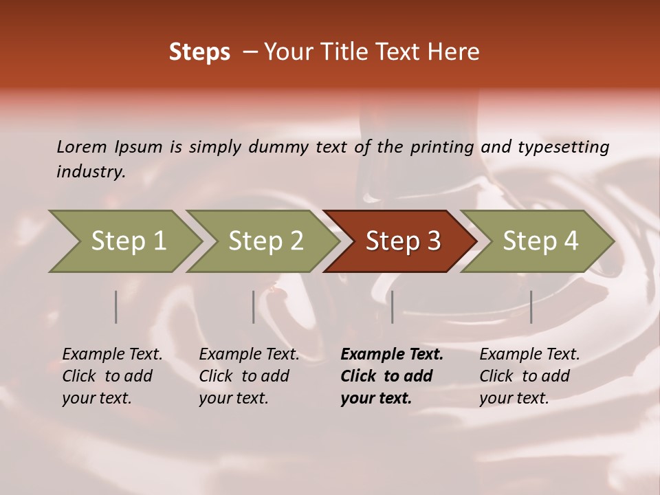 Wavy Swirl Stirring PowerPoint Template