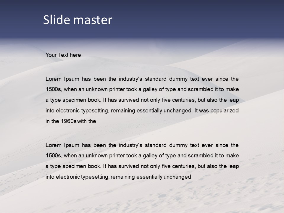 Journey Morocco Clouds PowerPoint Template