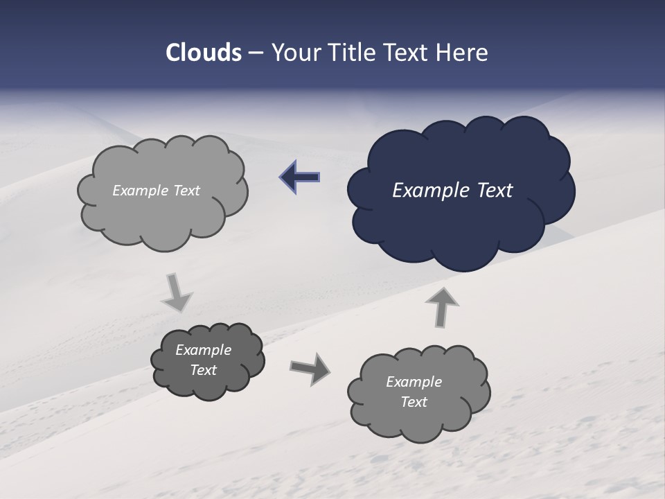 Journey Morocco Clouds PowerPoint Template