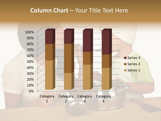 Woman Preparing Food PowerPoint Template