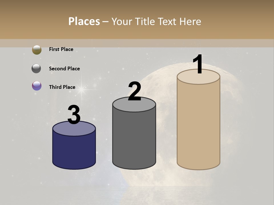 Sea Cosmos Starfield PowerPoint Template