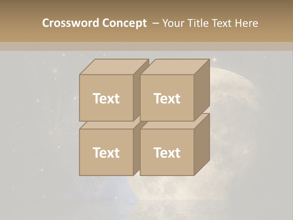 Sea Cosmos Starfield PowerPoint Template