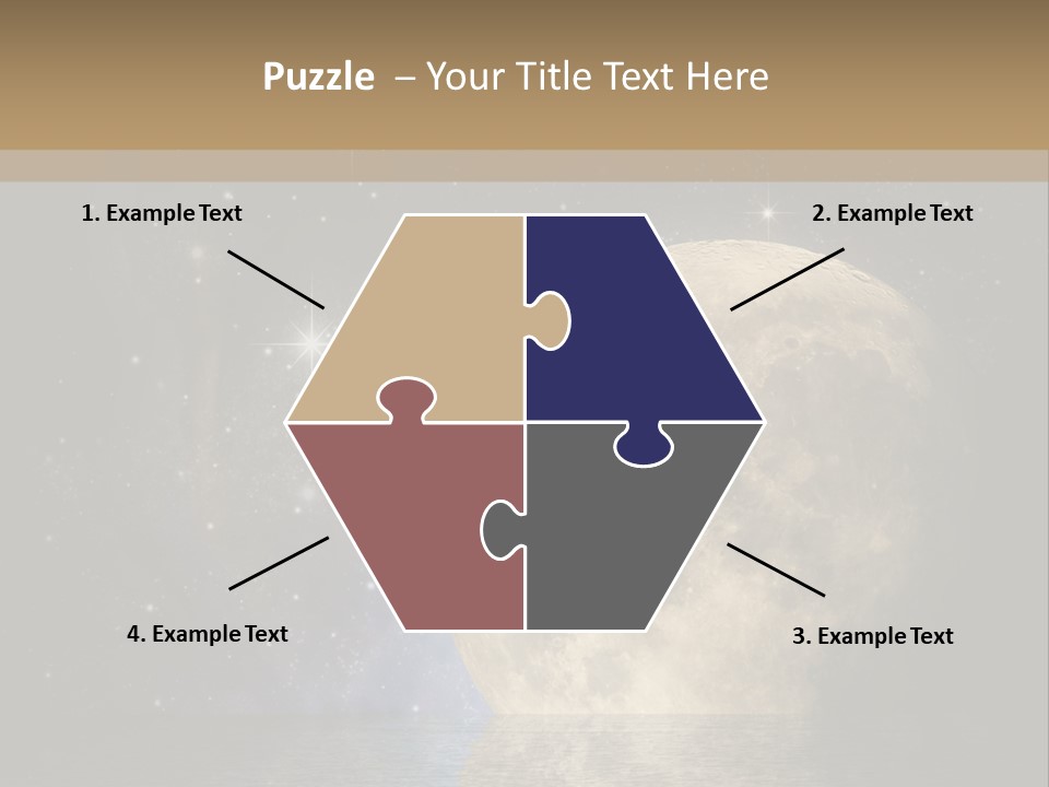 Sea Cosmos Starfield PowerPoint Template