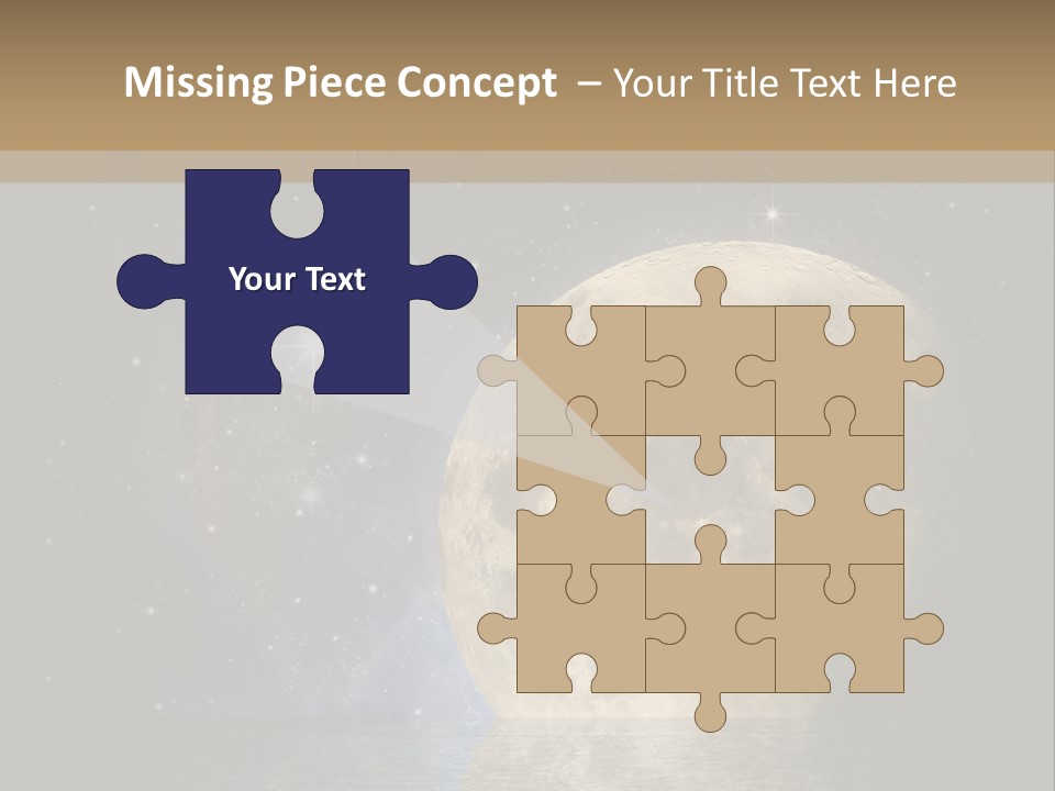 Sea Cosmos Starfield PowerPoint Template