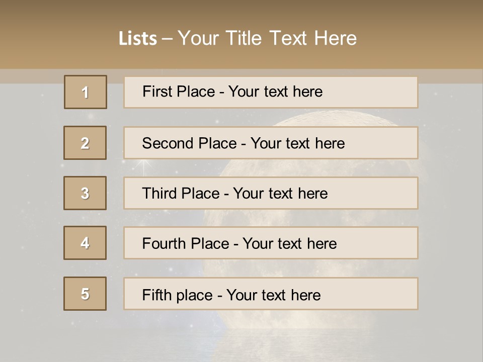 Sea Cosmos Starfield PowerPoint Template