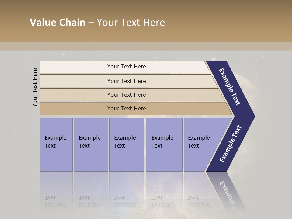 Sea Cosmos Starfield PowerPoint Template