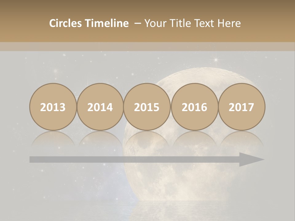 Sea Cosmos Starfield PowerPoint Template