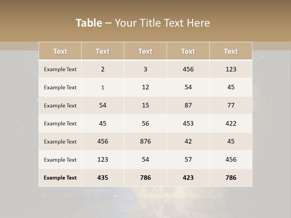 Sea Cosmos Starfield PowerPoint Template