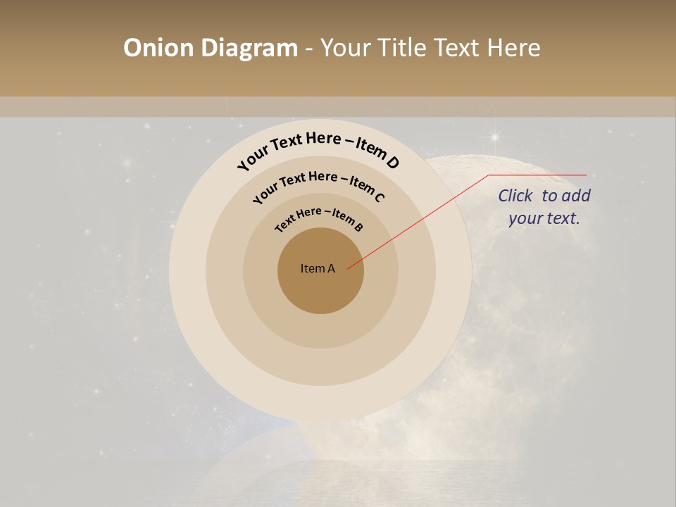 Sea Cosmos Starfield PowerPoint Template