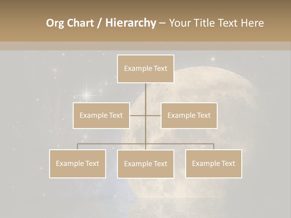 Sea Cosmos Starfield PowerPoint Template