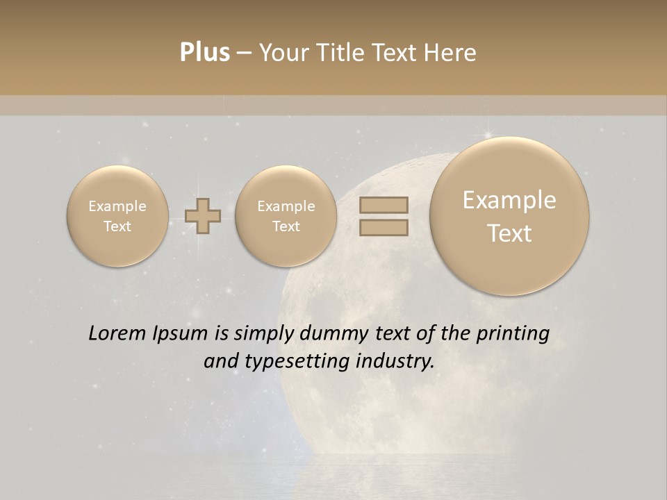 Sea Cosmos Starfield PowerPoint Template