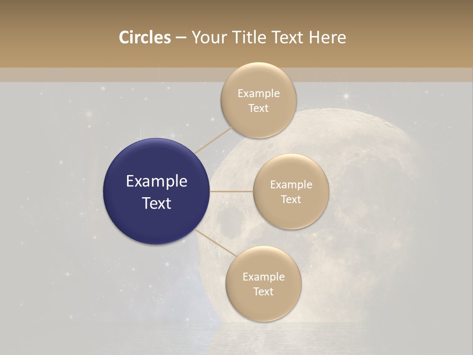 Sea Cosmos Starfield PowerPoint Template