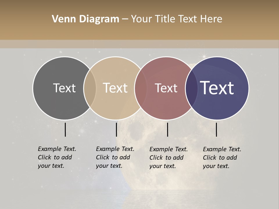 Sea Cosmos Starfield PowerPoint Template