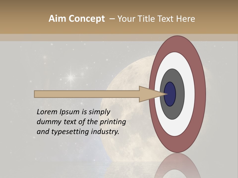 Sea Cosmos Starfield PowerPoint Template