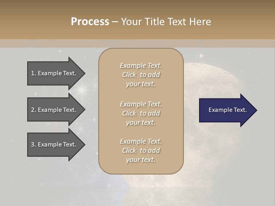 Sea Cosmos Starfield PowerPoint Template