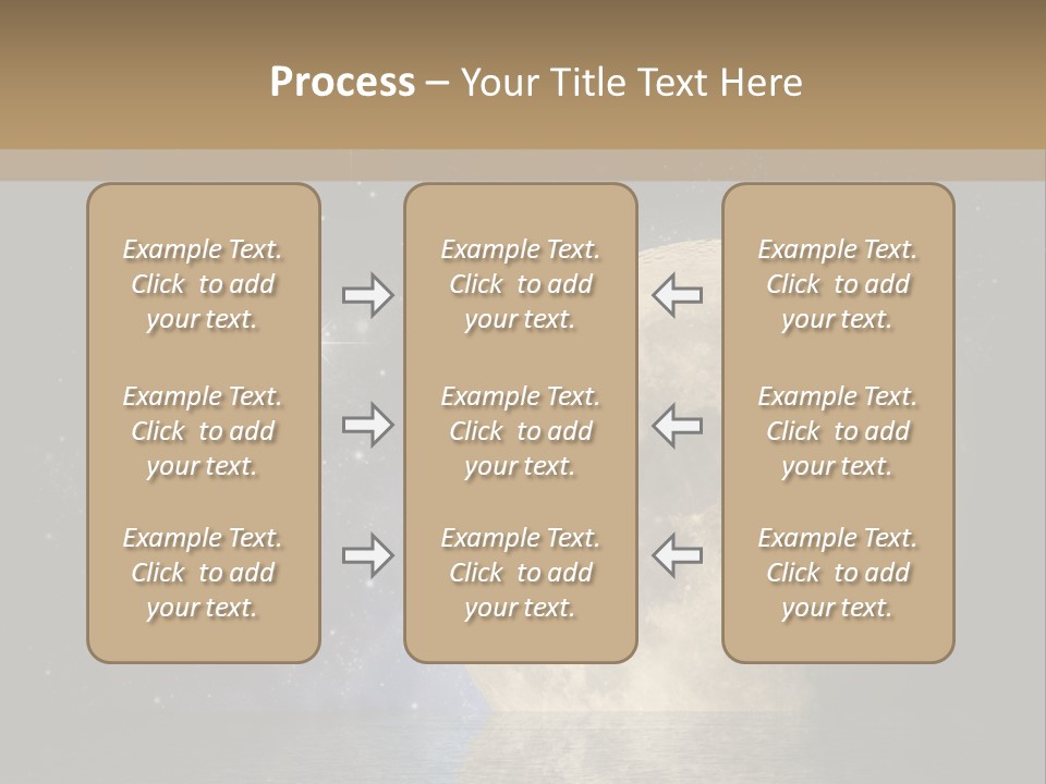 Sea Cosmos Starfield PowerPoint Template