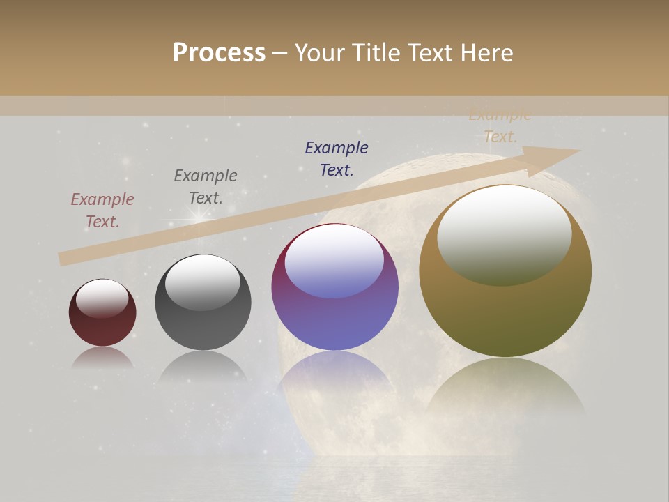 Sea Cosmos Starfield PowerPoint Template