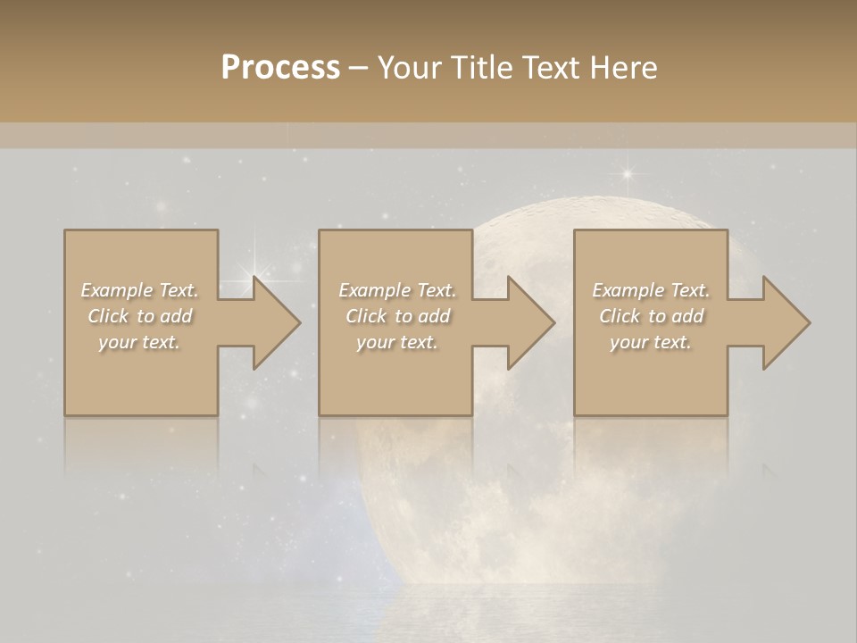 Sea Cosmos Starfield PowerPoint Template