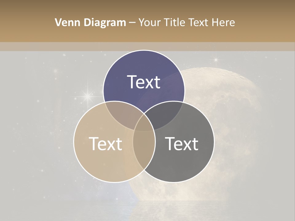 Sea Cosmos Starfield PowerPoint Template