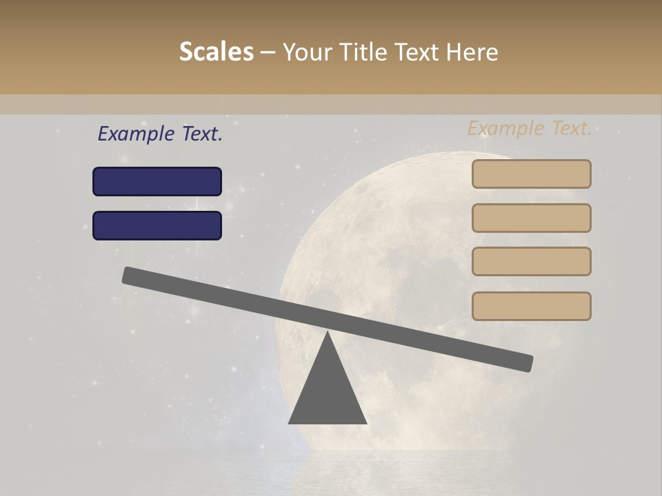Sea Cosmos Starfield PowerPoint Template