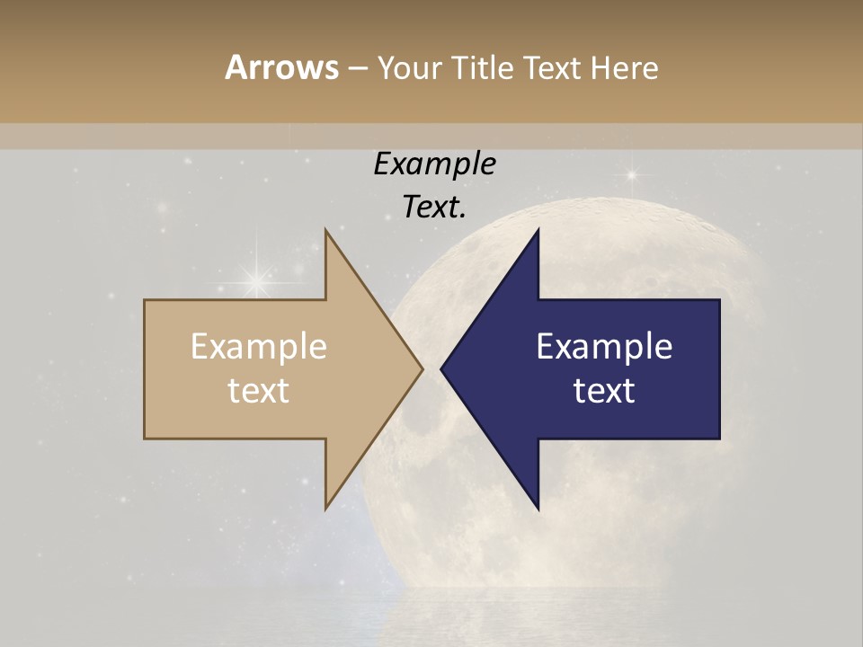 Sea Cosmos Starfield PowerPoint Template