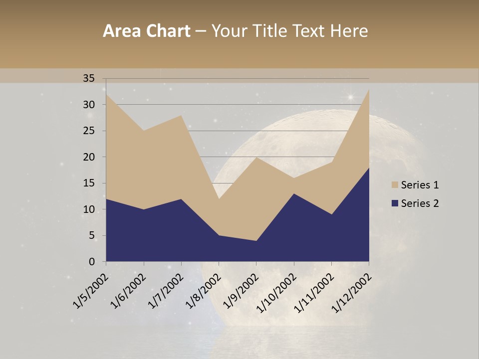 Sea Cosmos Starfield PowerPoint Template