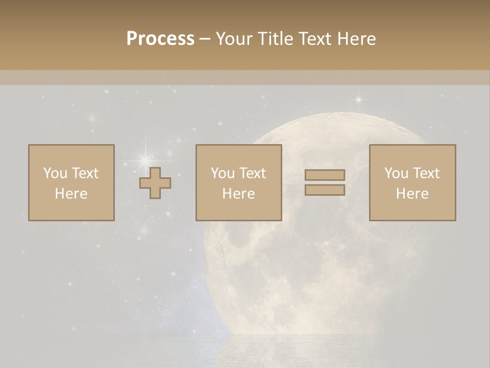 Sea Cosmos Starfield PowerPoint Template