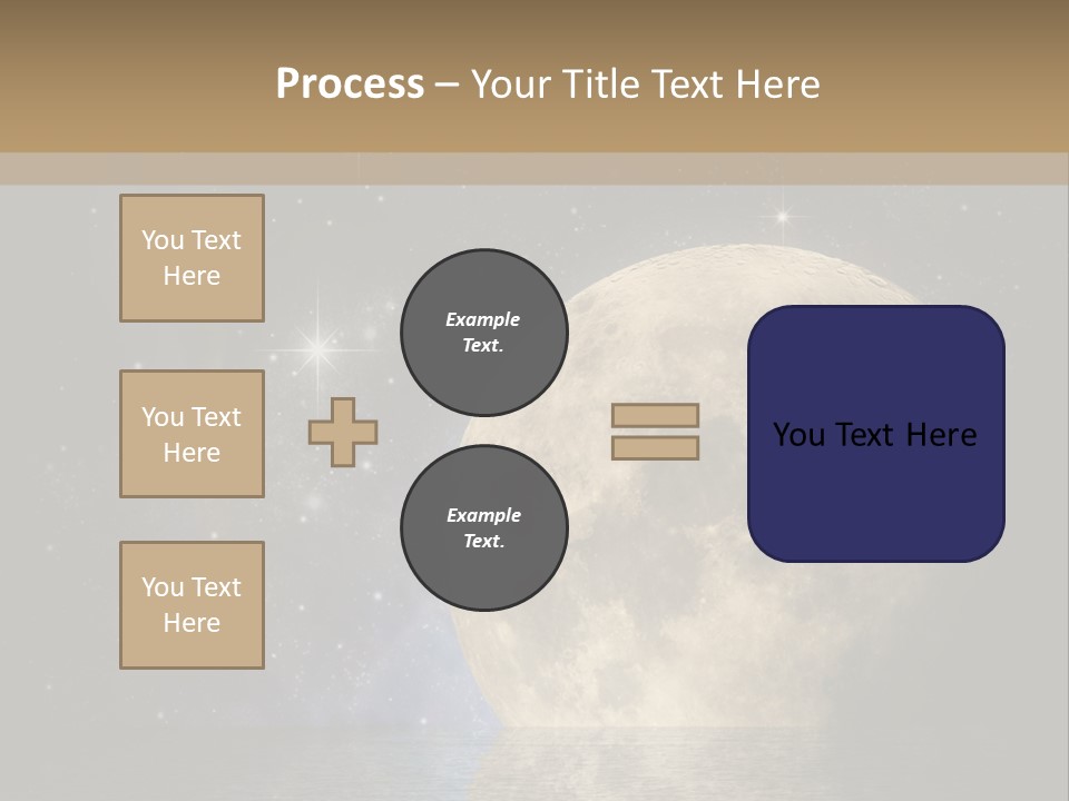 Sea Cosmos Starfield PowerPoint Template