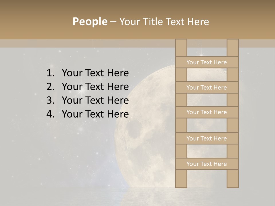 Sea Cosmos Starfield PowerPoint Template