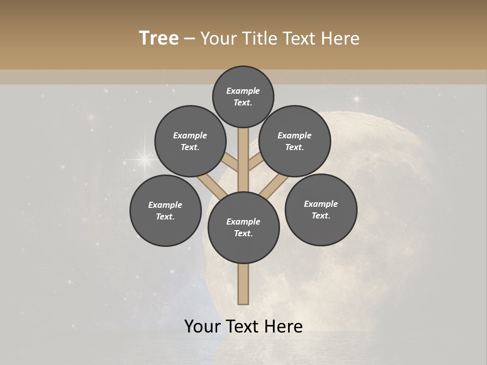Sea Cosmos Starfield PowerPoint Template