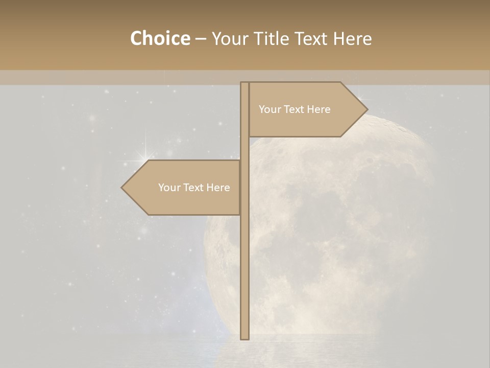Sea Cosmos Starfield PowerPoint Template